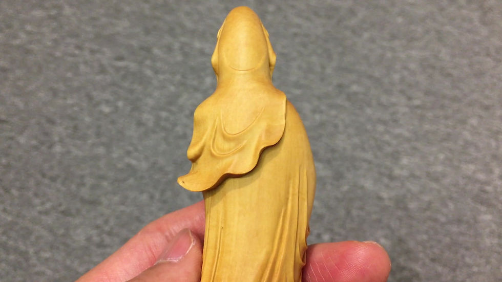 縮圖：黃楊木觀音 ( 1 )