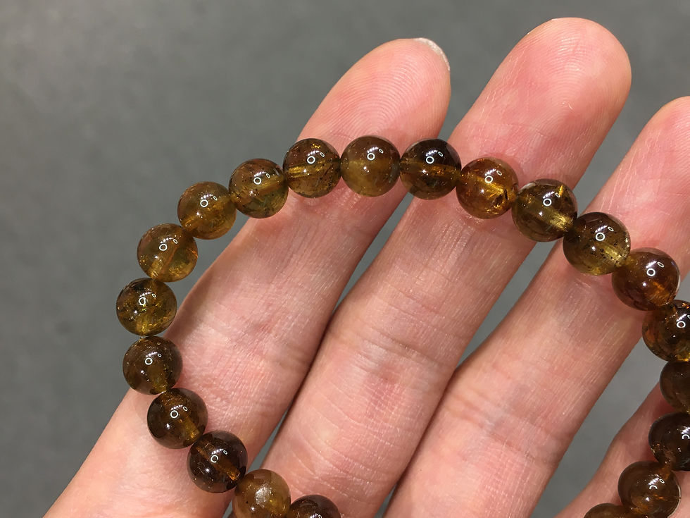 Thumbnail: Tourmaline ( Yellow ) Bracelet 7mm
