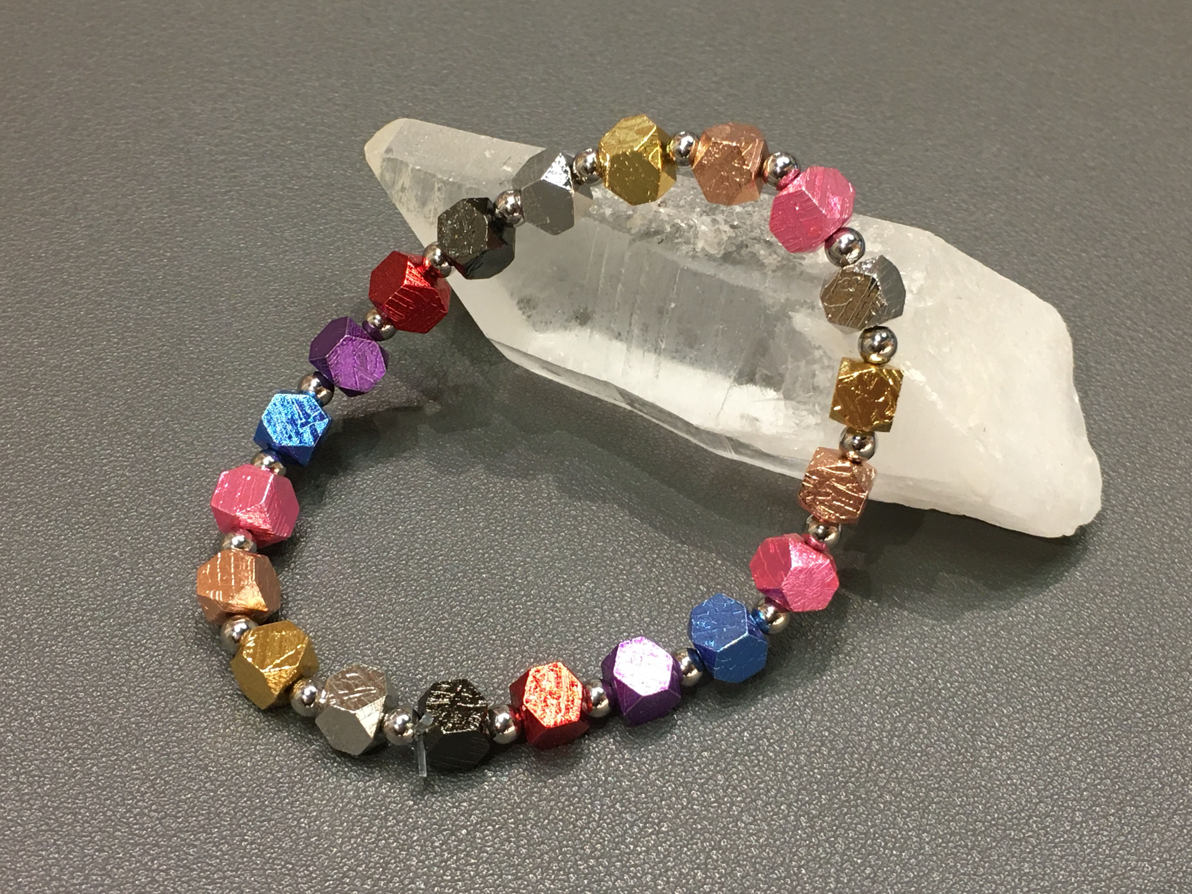 Meteorite Octagon Shape Bracelet 6mm