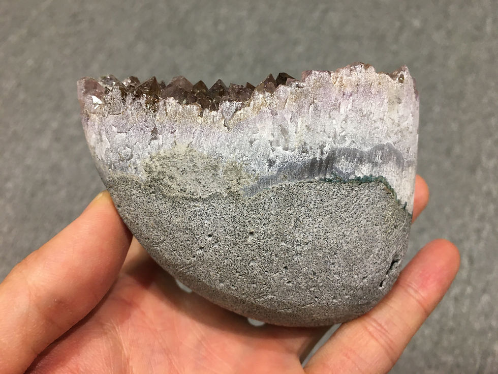 縮圖：紫鈦晶迷利擺件