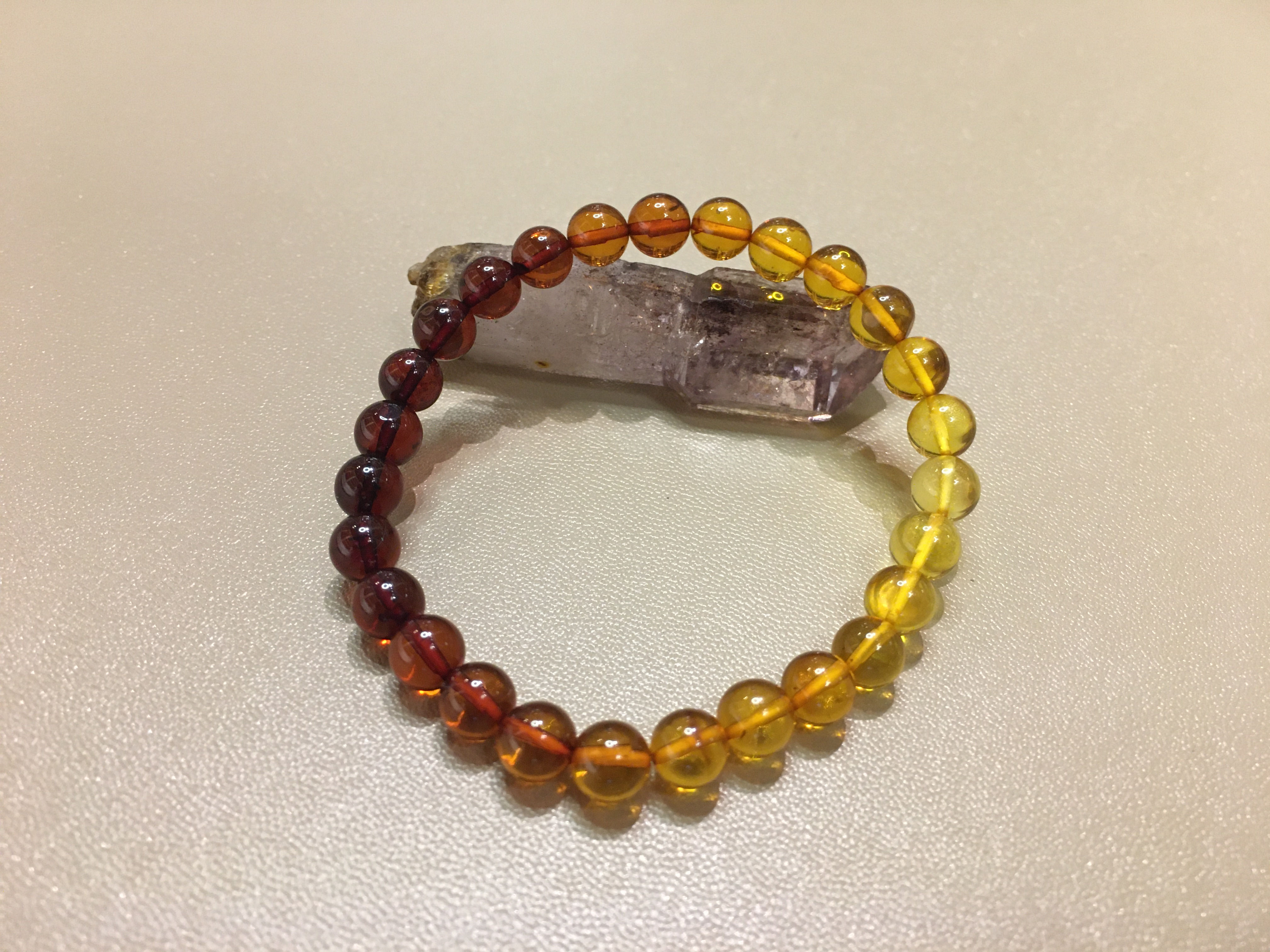 Assorted Colors Amber 6mm