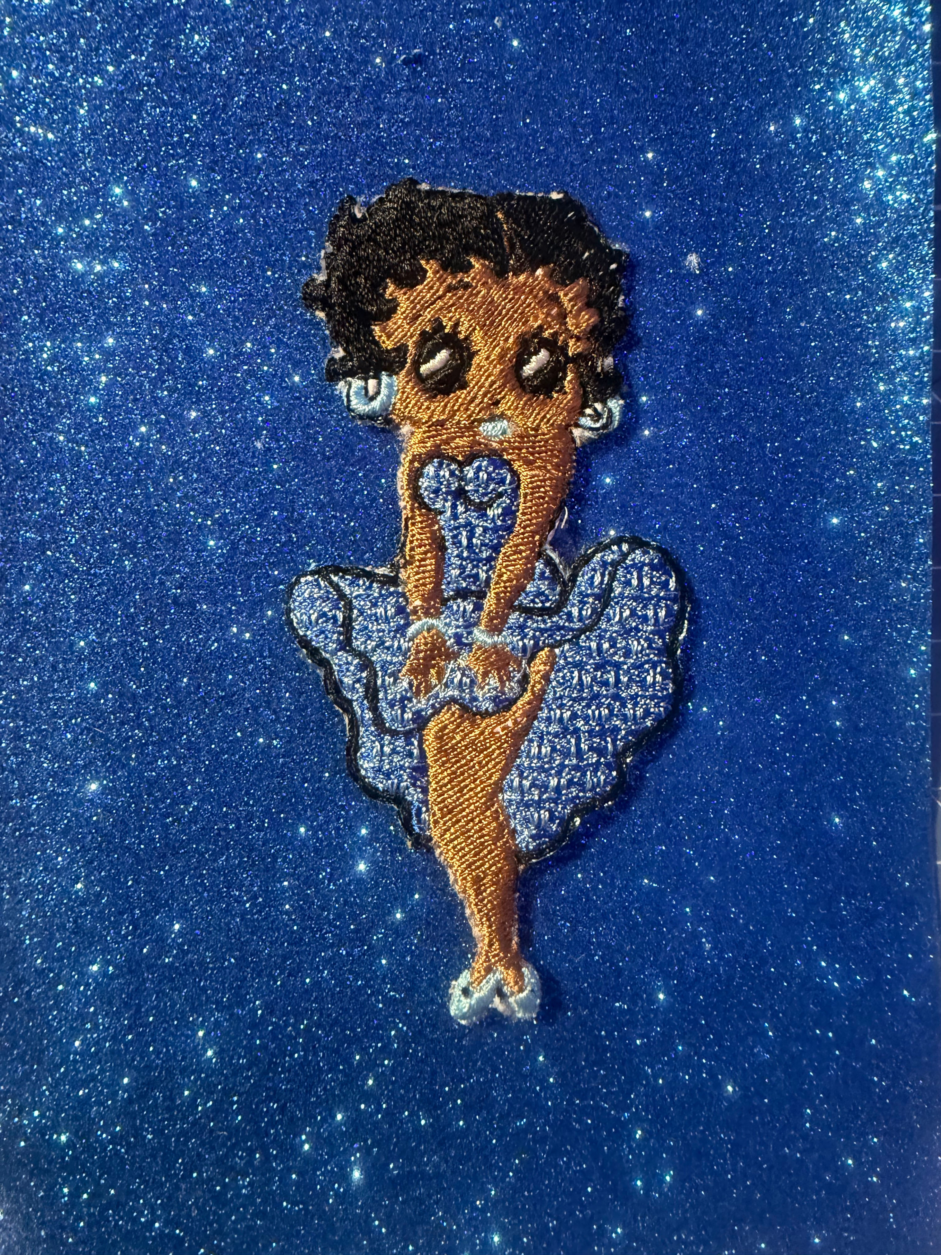 The Blue Belle Embroidered Patch™