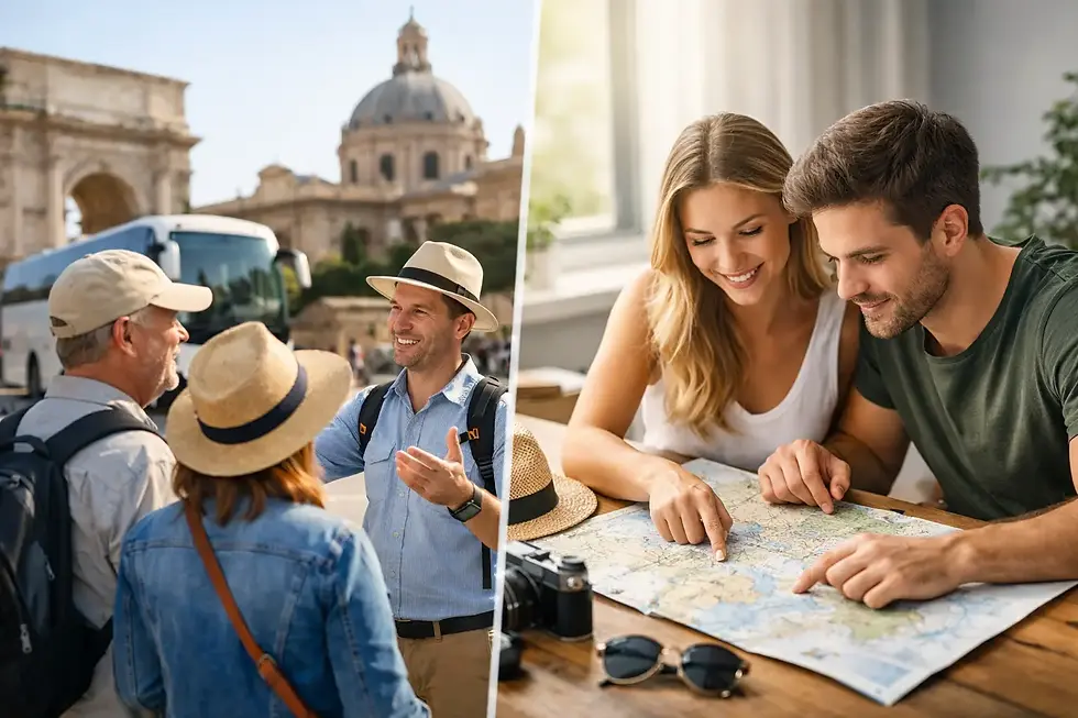 Guided Trip vs Self Planned Vacation