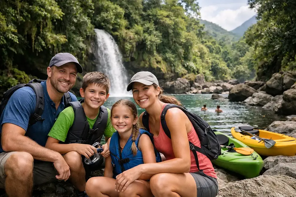 A Family Active Vacation Example in Dominica
