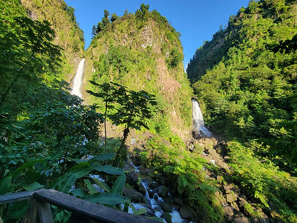 Trafalgar Falls in Dominica