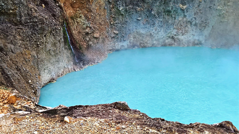 Second Largest Boiling Lake in the World