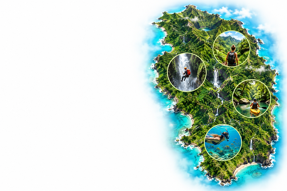 Dominica rainforest adventure map.png