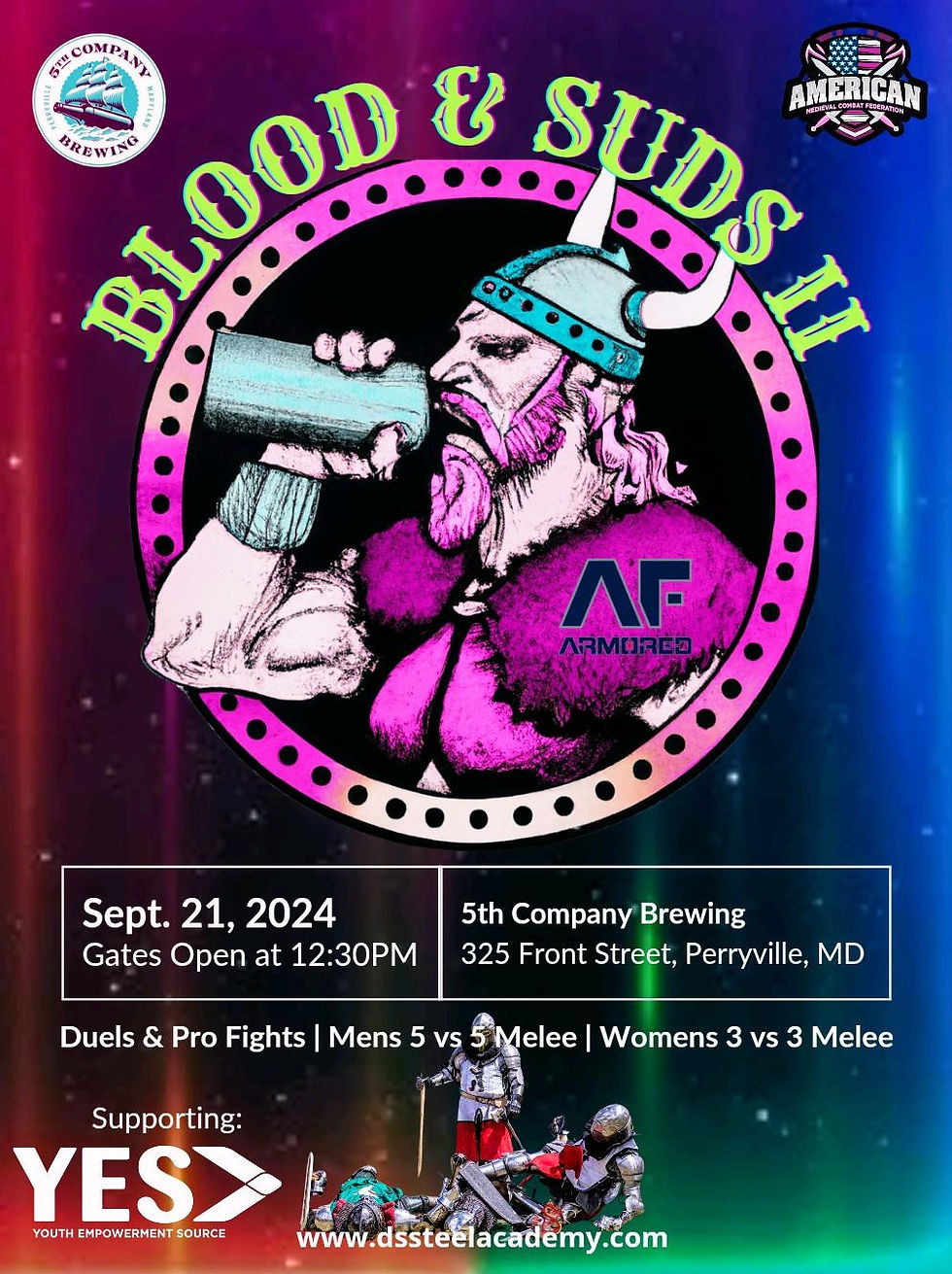 Blood and Suds II - Knight Fights @ 5th Company Brewing