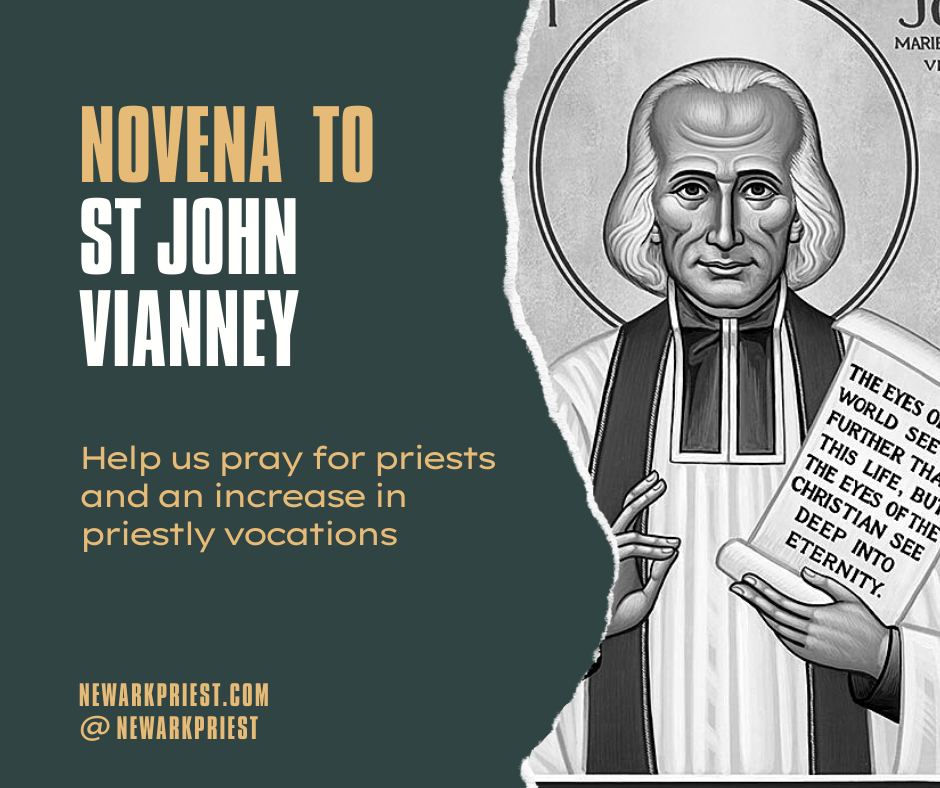 St John Vianney Novena NEWARK PRIEST