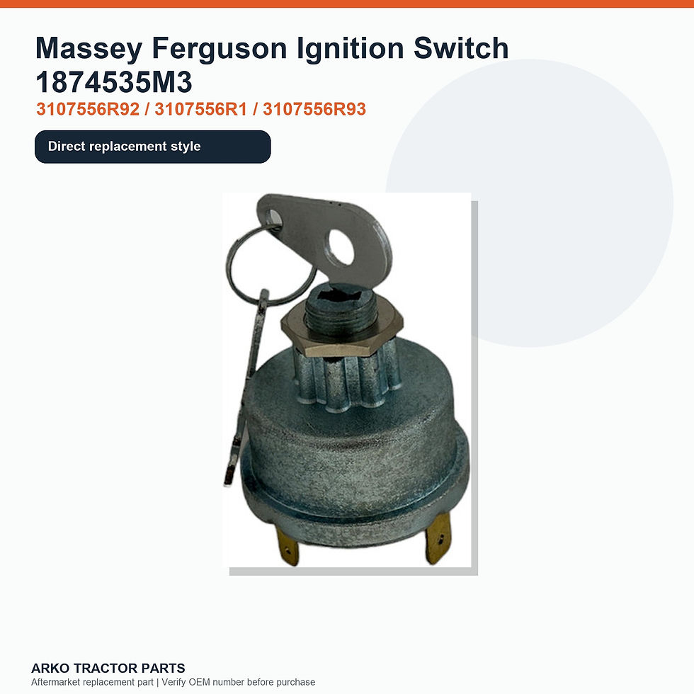 Thumbnail: Massey Ferguson Ignition Switch 1874535M3