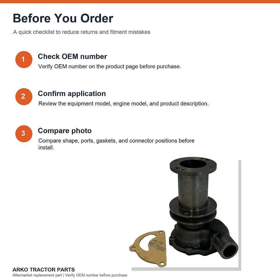 Thumbnail: Ford New Holland Water Pump CDPN8501C