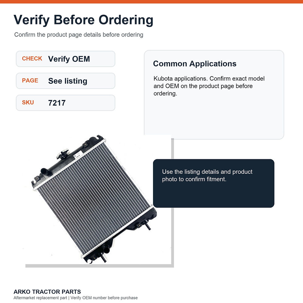 Thumbnail: Kubota Radiator K2561-85210