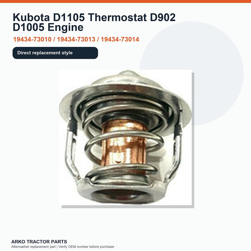 Thumbnail: Kubota D1105 Thermostat D902 D1005 Engine
