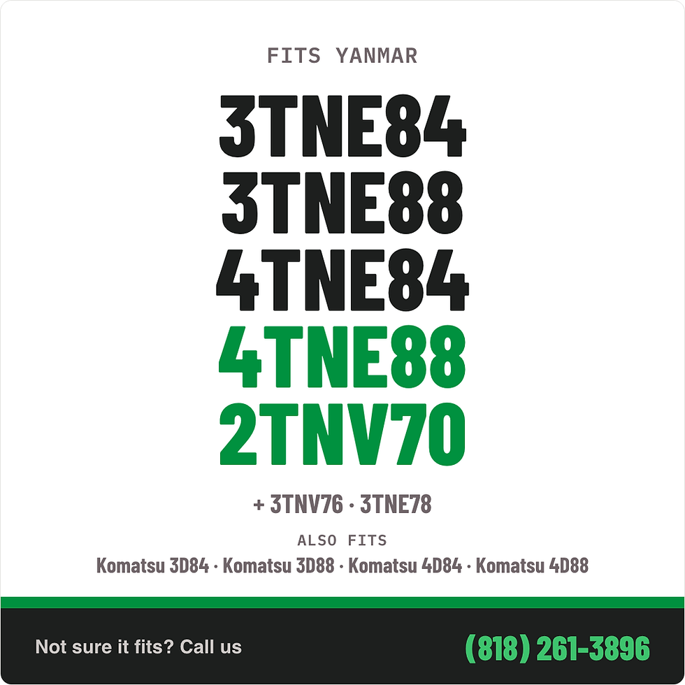 Thumbnail: Fuel Pump 129100-52100 AM882462 Yanmar John Deere 3TNE84 3TNE88 4TNE84 4TNE88