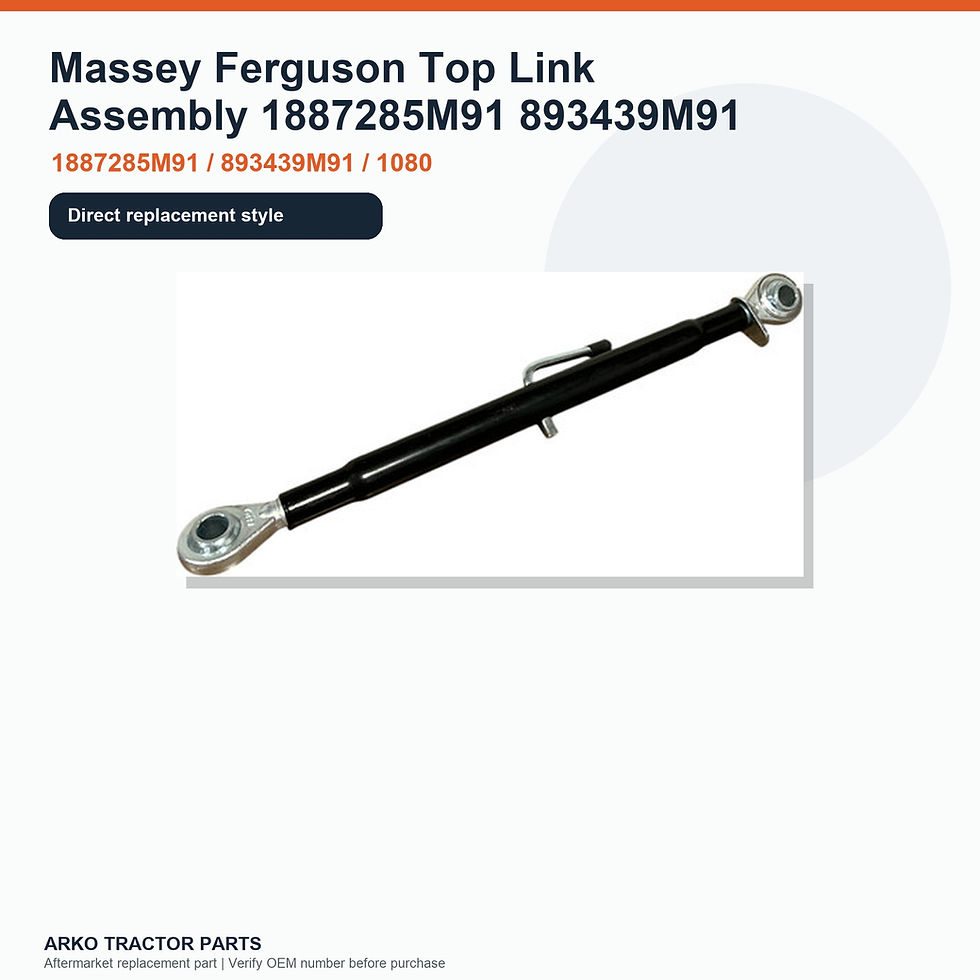 Thumbnail: Massey Ferguson Top Link Assembly 1887285M91 893439M91