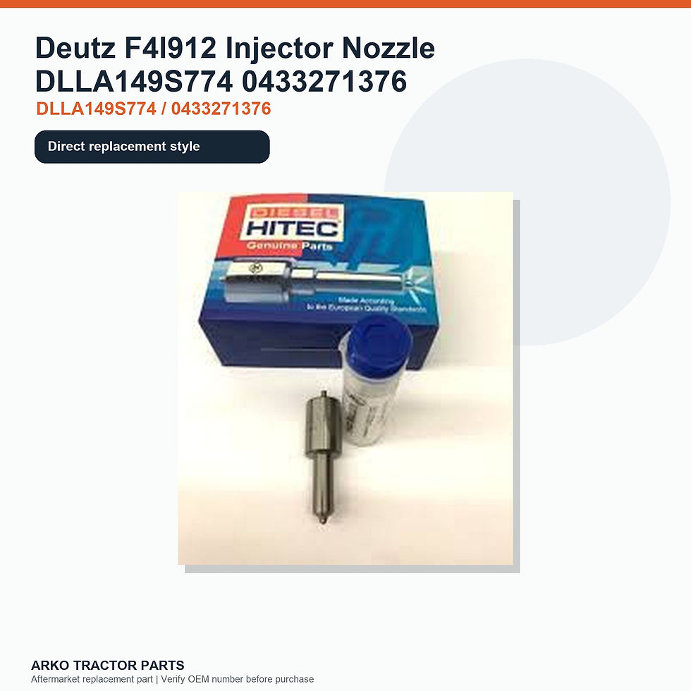 Thumbnail: Deutz F4l912 Injector Nozzle DLLA149S774 0433271376