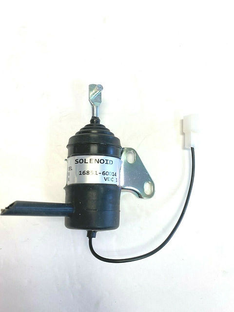 Kubota Fuel Shut Off Solenoid 16851-60014 Denso 052600-453