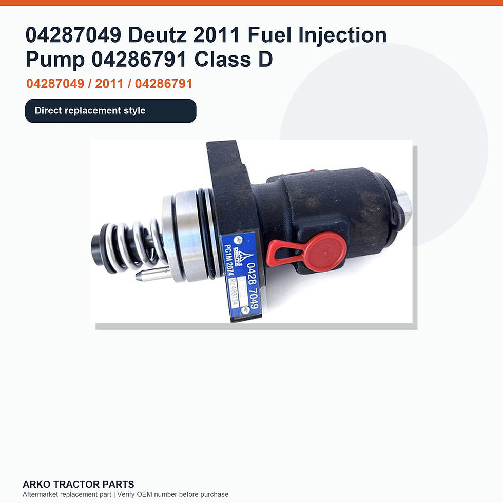 Thumbnail: 04287049 Deutz 2011 Fuel Injection Pump 04286791 Class D