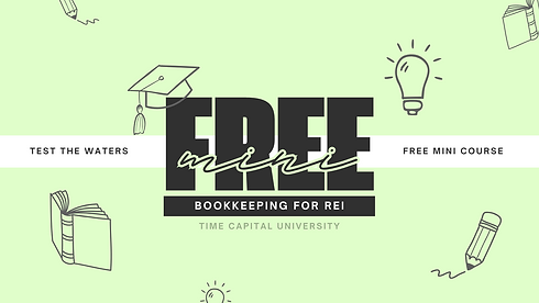 FREE MINI bookkeeping for rei COURSE THUMBNAIL