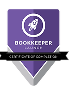 bookkeeper launch certificate of completion