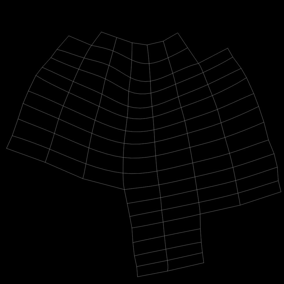 Stylized Tree Vines UV Map