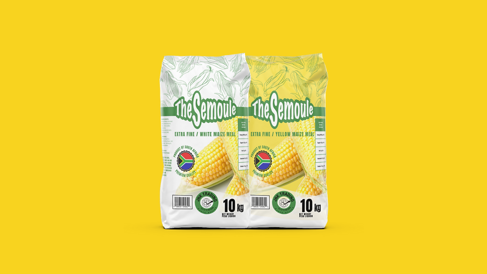 The Semoule Maize Meal Packaging Design.