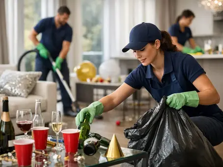 After Party Cleaning London Done Properly