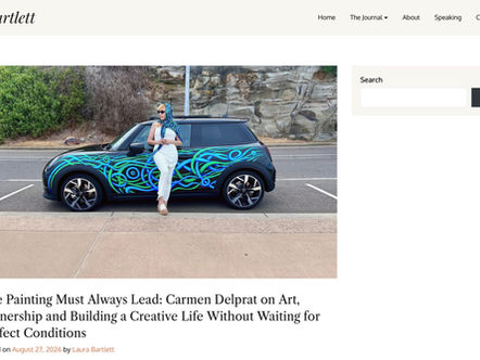 Featured Interview: The Painting Must Always Lead | Carmen Delprat Art.