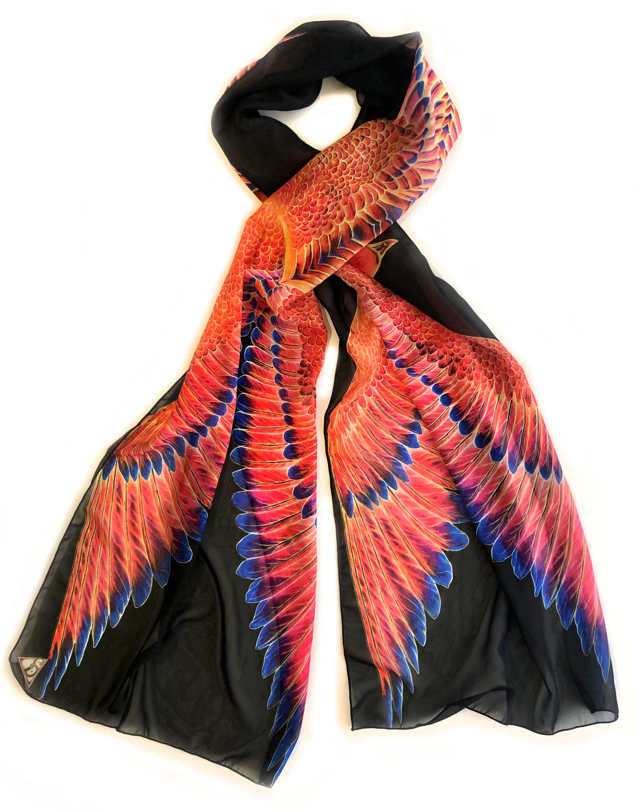 The Art Becomes You ~ Phoenix Art Scarf.