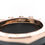 Thumbnail: BULGARI Anello a due bande B.Zero1 in oro rosa 18 carati in ceramica nera 54 7