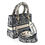 Miniatura: CHRISTIAN DIOR Toile de Jouy ricamato Medium Lady D-Lite Blu