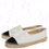 Miniatura: CHANEL Espadrillas Chanel in pelle bianca e tela nera CC  //PRODOTTI CON DIFETTO