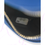 Miniatura: Chanel Pochette rotonda trapuntata classica con catena in cotone blu scuro