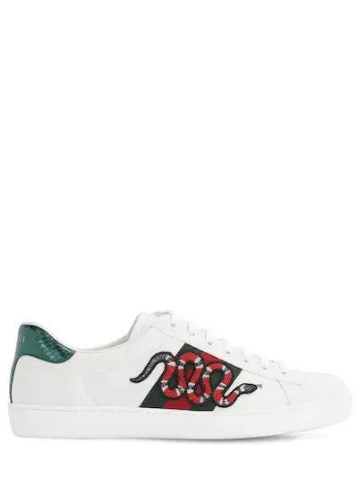 GUCCI SNEAKERS "NEW ACE" IN PELLE //PRODOTTI CON DIFETTO