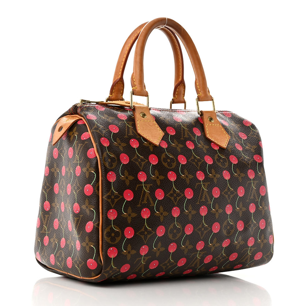 LOUIS VUITTON Monogramma Cerises Speedy 25