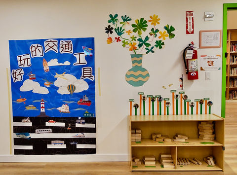 creative classroom wall