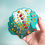 Thumbnail: 'Scallop Shell' Tea Light Holder Peacock