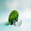 Thumbnail: 'Scallop Shell' Tea Light Holder Green