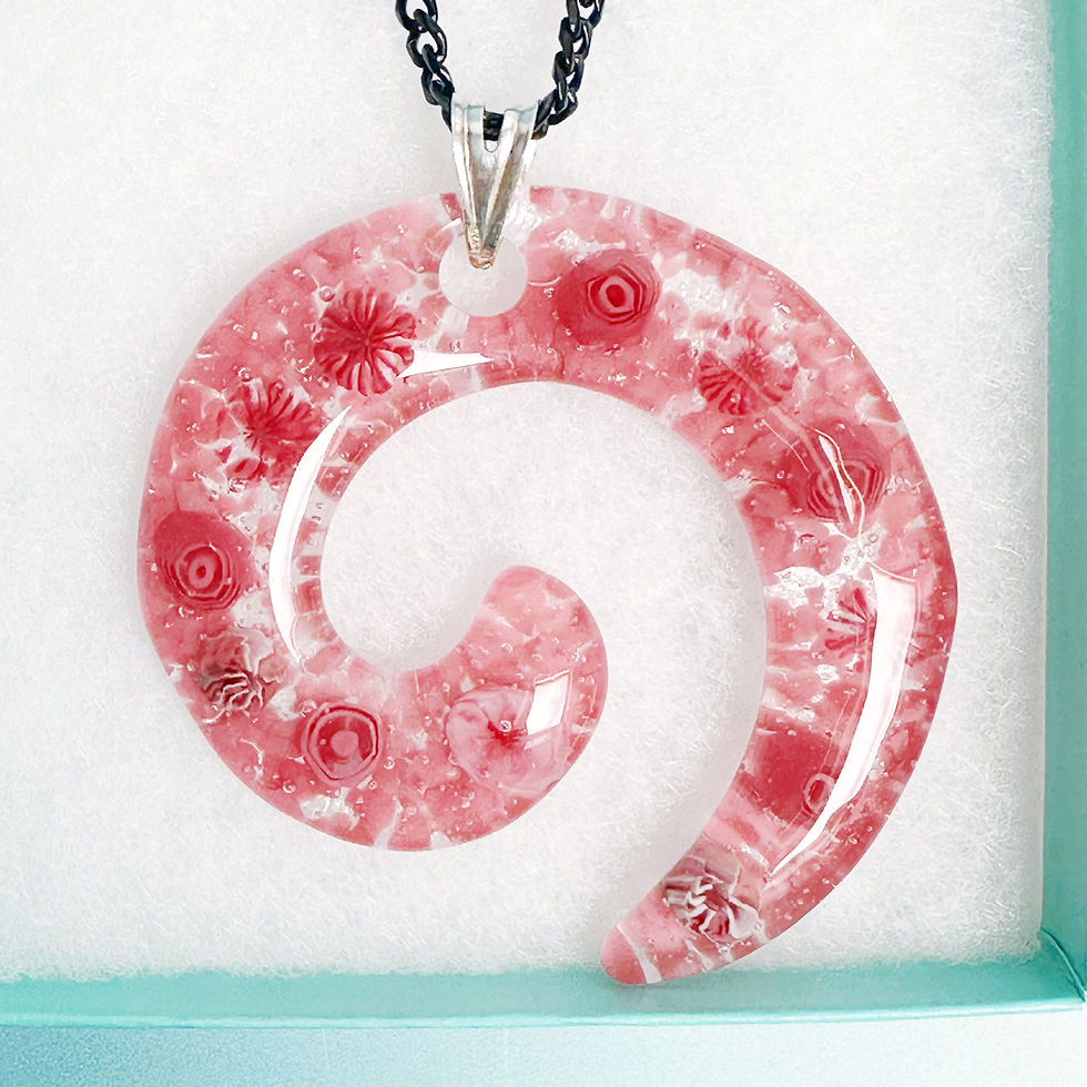Thumbnail: Spiral Pendant Pink