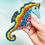 Thumbnail: Hanging Seahorse - Fused Glass