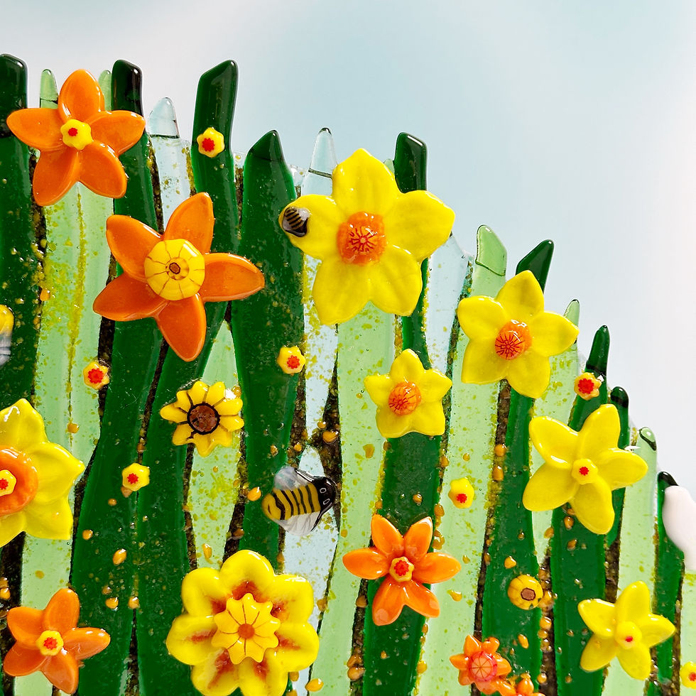 Thumbnail: Circular Spring Meadow Floral Panel