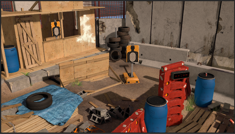 TACTSIM VR Enviroment, Firearm training, Weapons Training Simulator, Realistic training system,