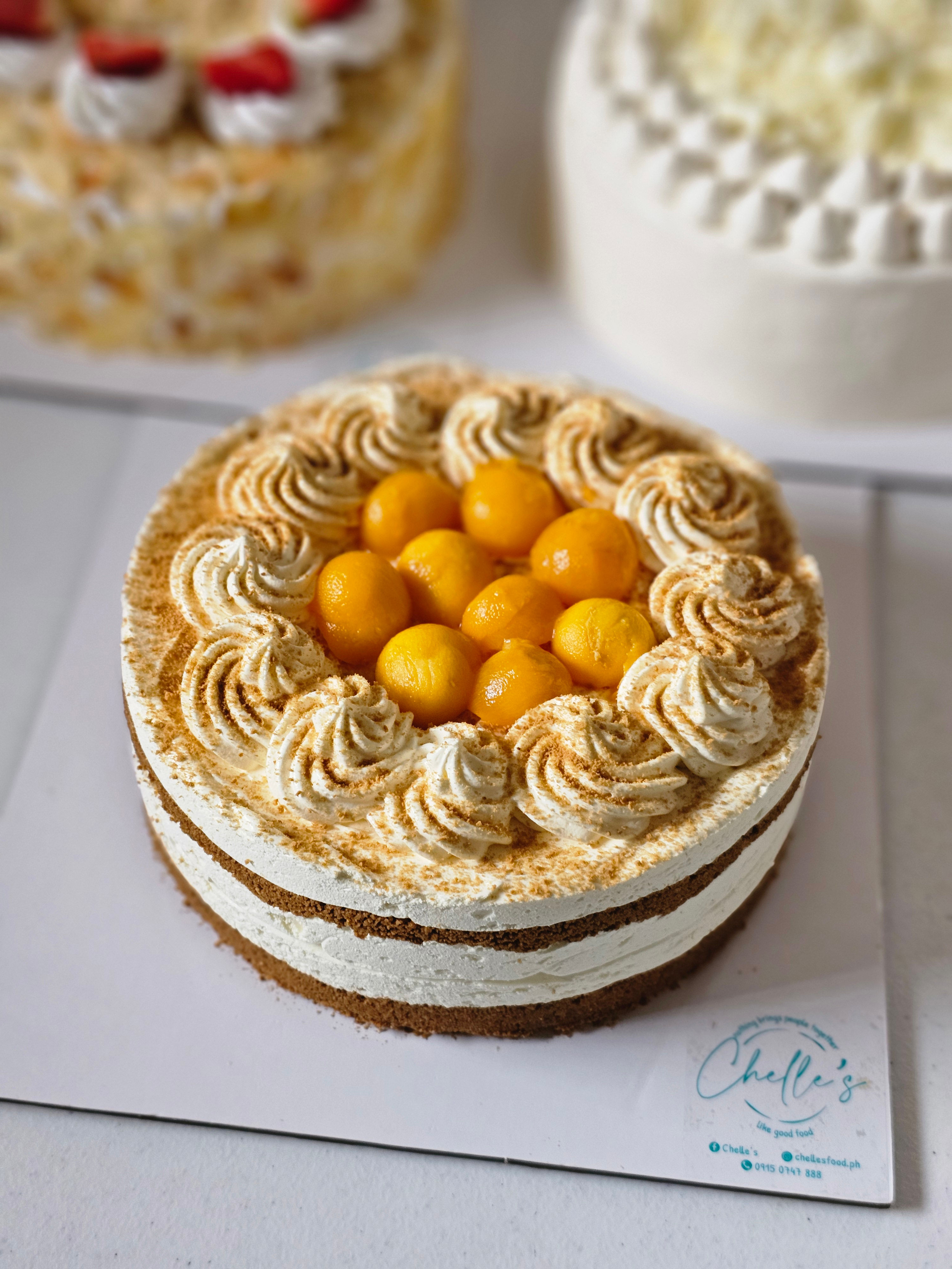 Mango Graham Mousse Cake