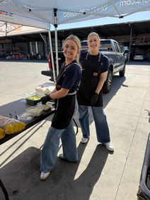 two women cooking