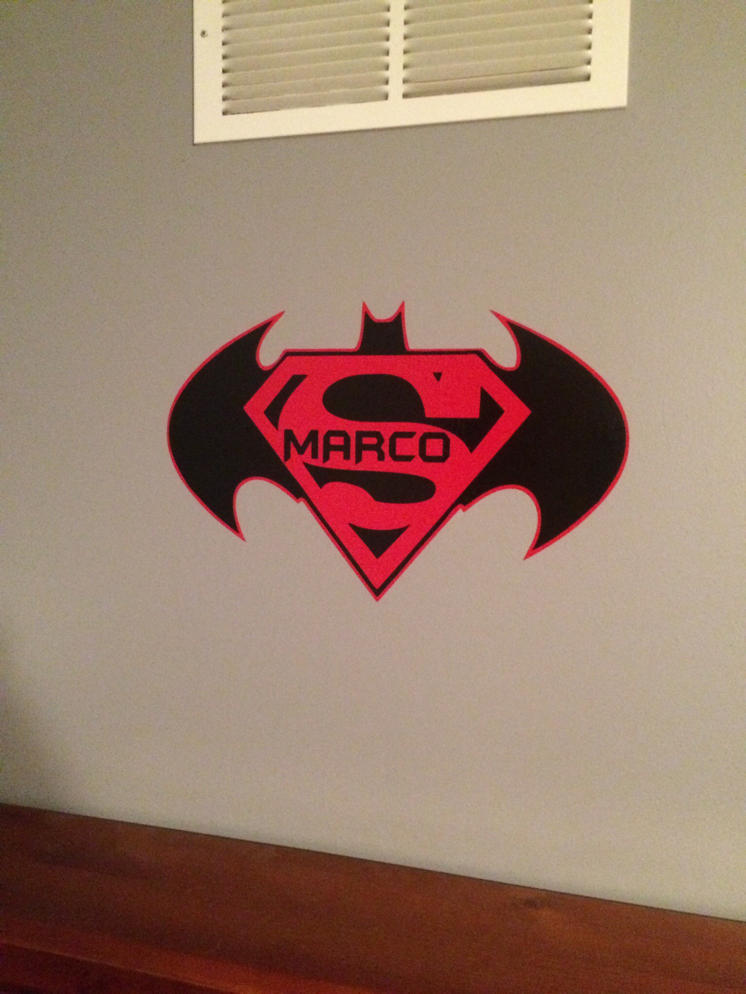Superhero Wall Name 2