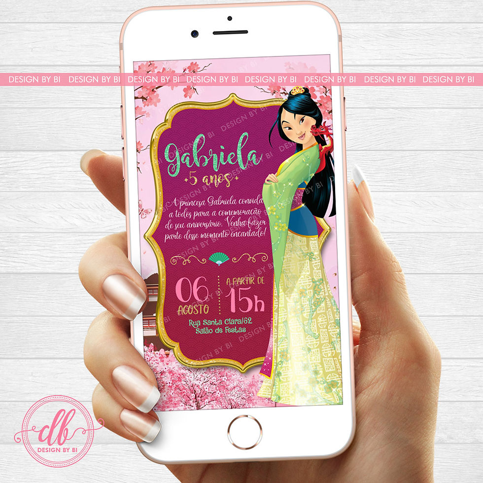 Convite Mulan Digital Virtual Whatsapp