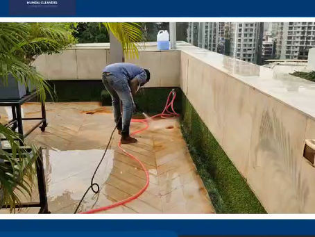 Is your balcony or terrace in need of a thorough deep cleaning?