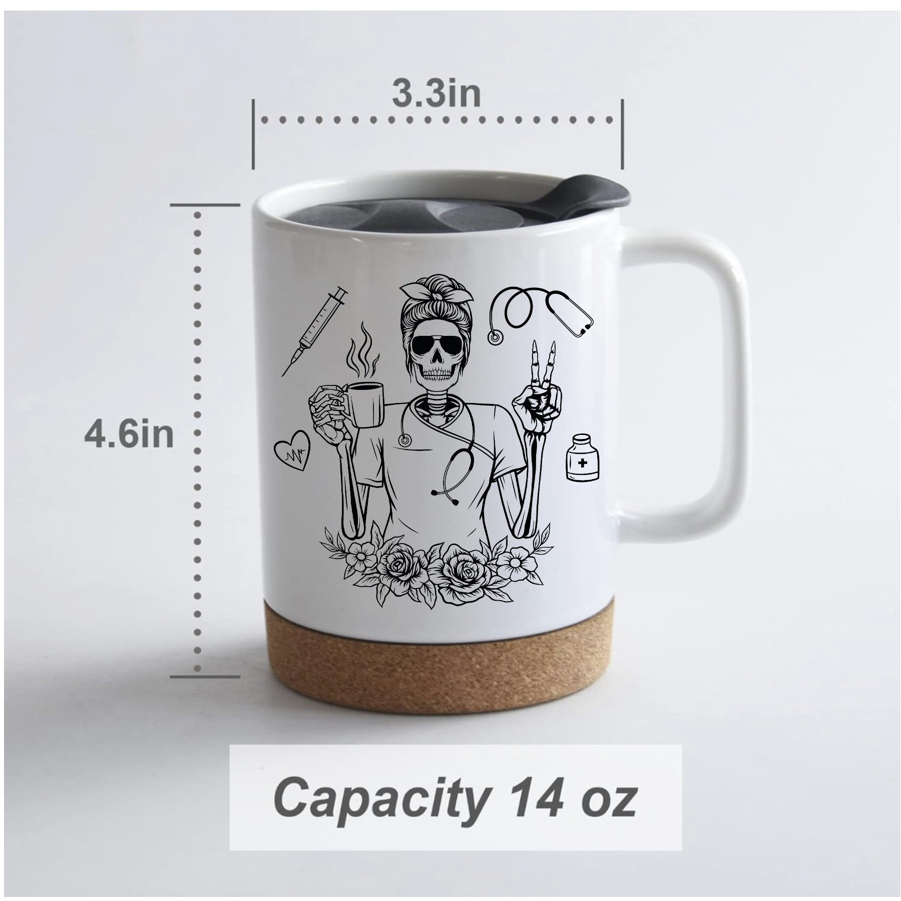 Ceramic travel mug