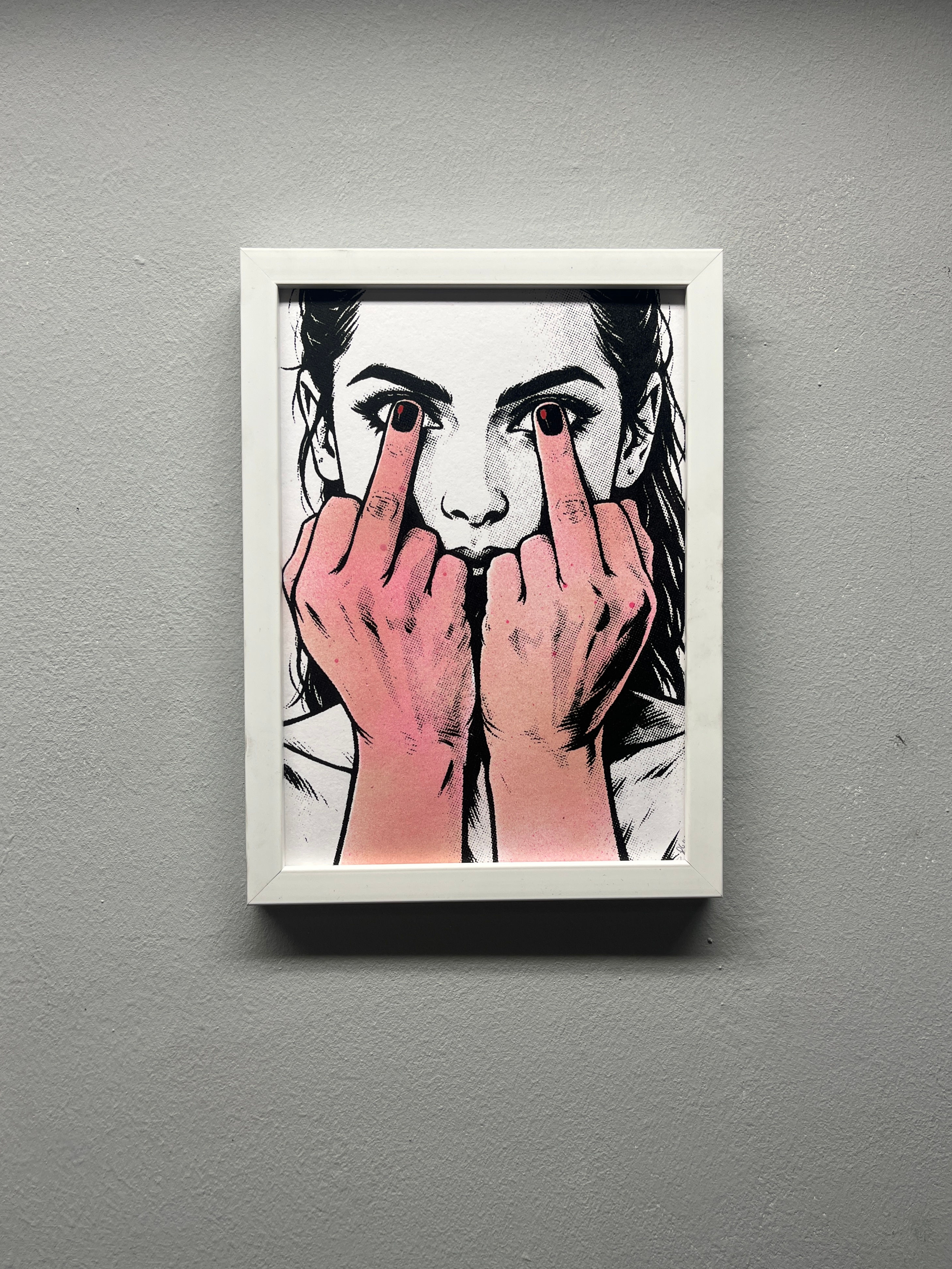 Siebdruck Mixedmedia Karte