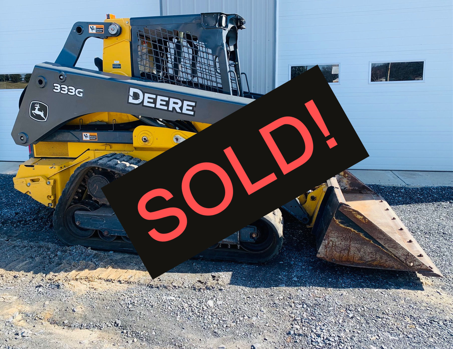 2019 John Deere 333G Track Skid Loader